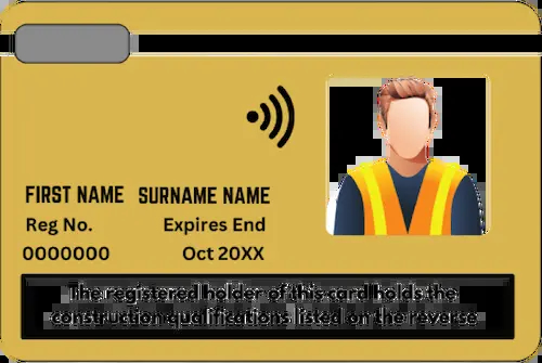 CSCS Gold Supervisor Card