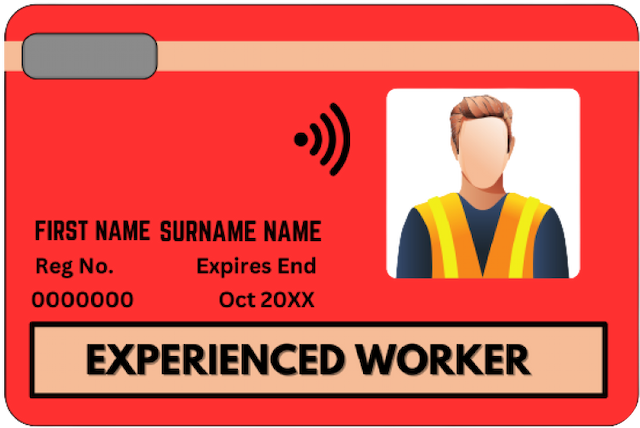 CSCS Experienced Worker Card