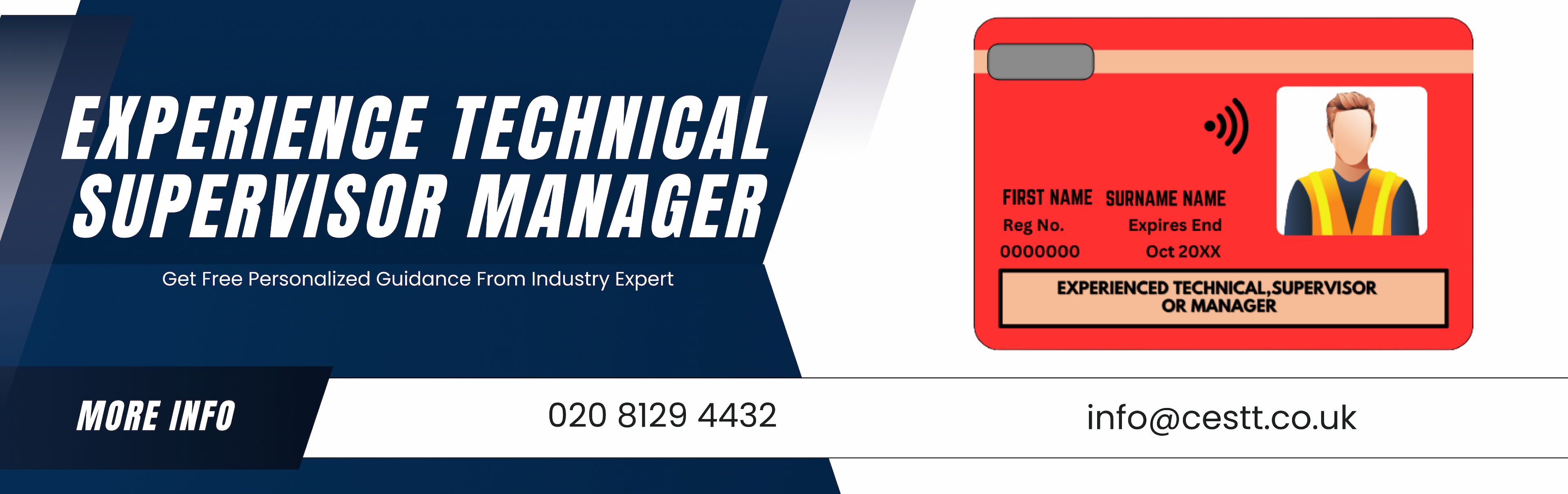 CSCS Red Experienced Technical, Supervisor or Manager Card