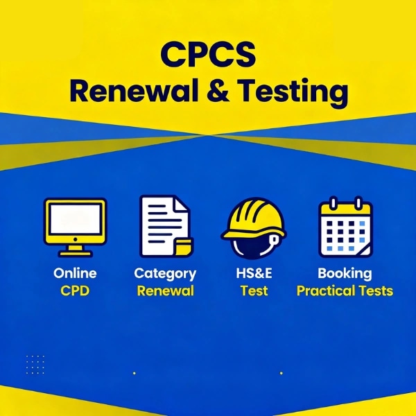 CPCS Renewal CPD and Testing Services - Plant operator with certification